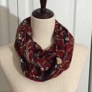 3/$25🌹Fashion Infinity Loop Scarf Owl 🦉 Print